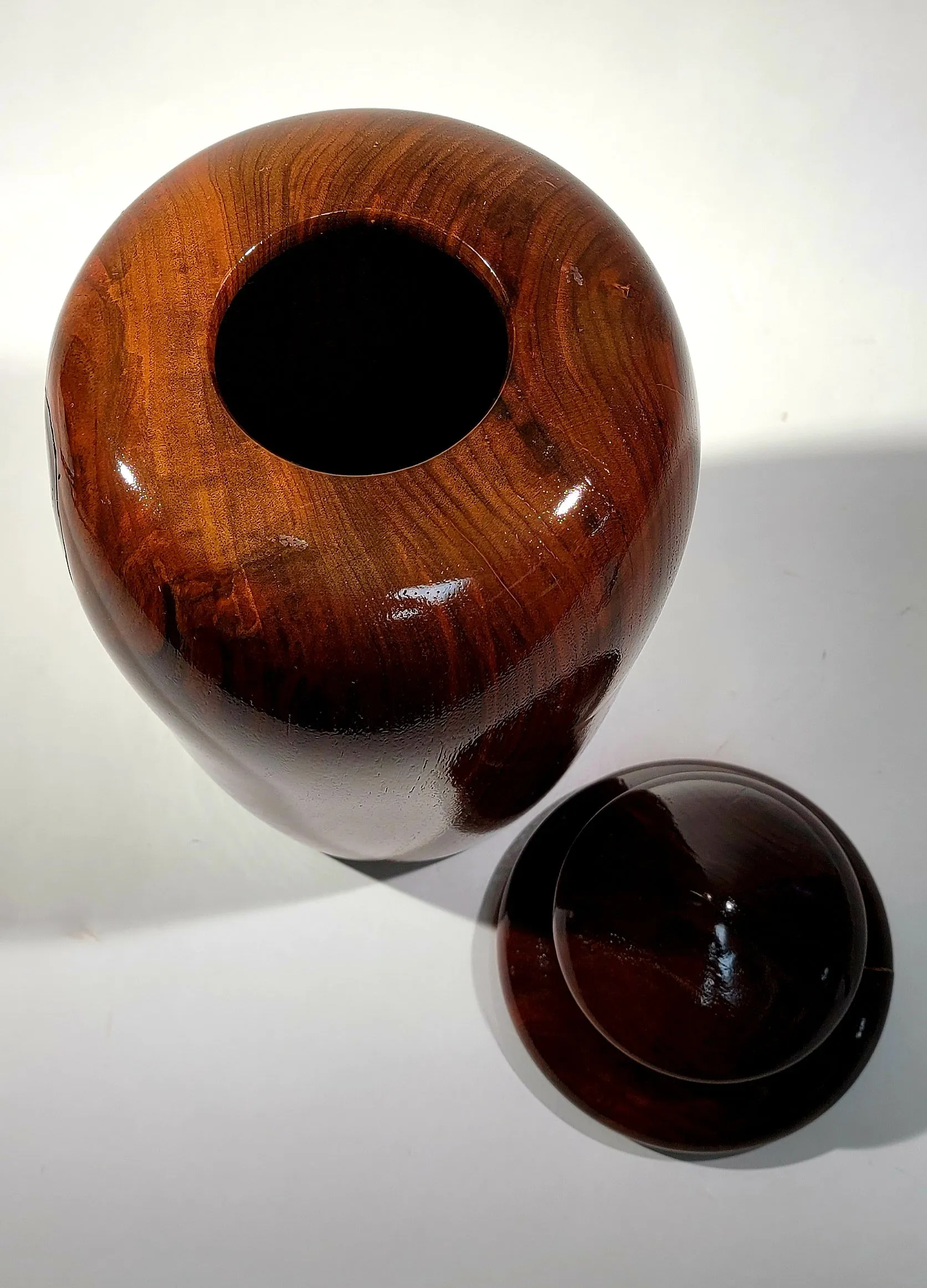 Hand Turned Walnut Cremation Urn