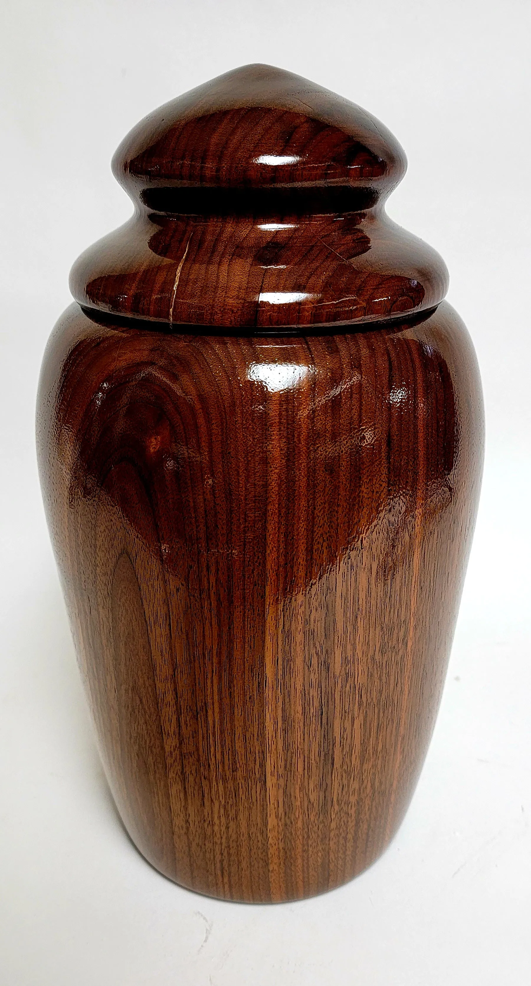 Hand Turned Walnut Cremation Urn