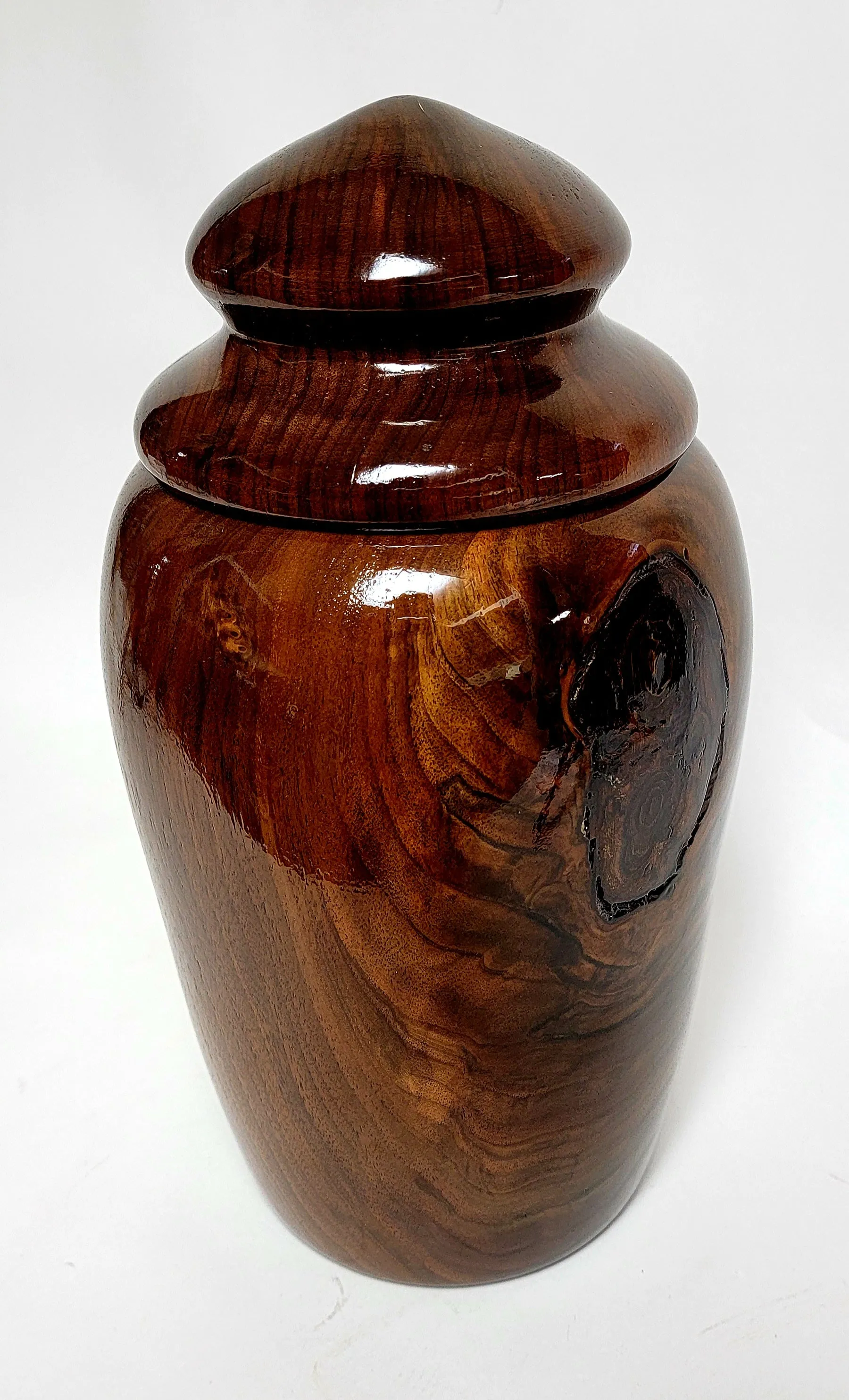 Hand Turned Walnut Cremation Urn