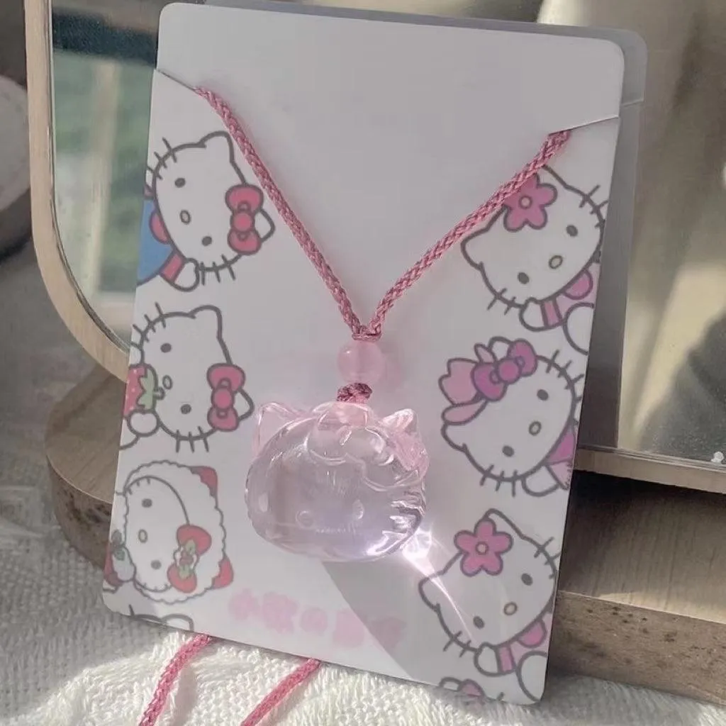 HelloKitty Pink Crystal Necklace / Bracelets