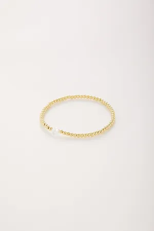 Henri Single Crystal Clover Bracelet