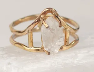 Herkimer Diamond Atara Ring