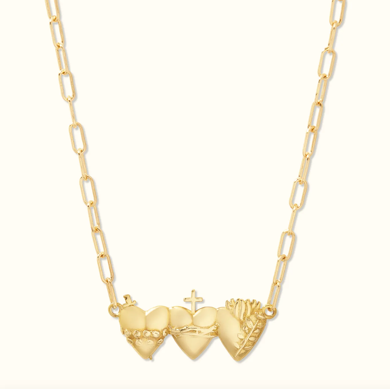 Sure! How about Beautiful Holy Family Hearts® Paperclip Necklace?