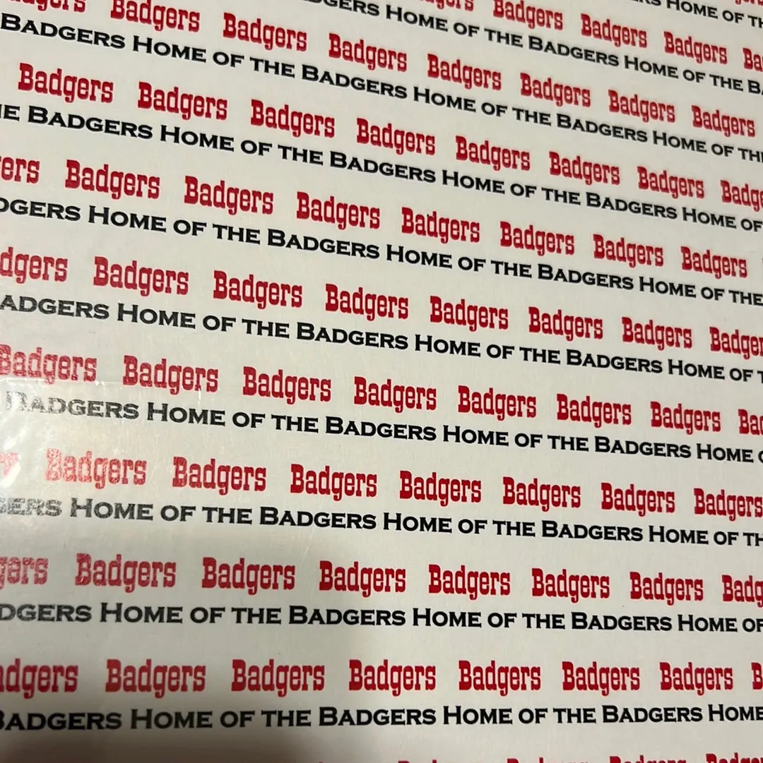 Home of the badgers paper by scrapbook customs  today