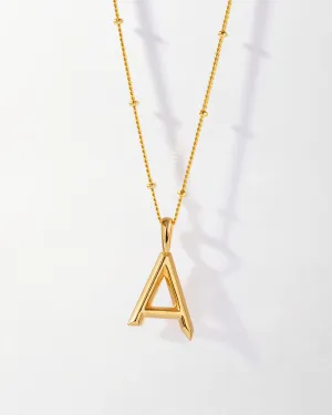 Initial Necklace - Gold