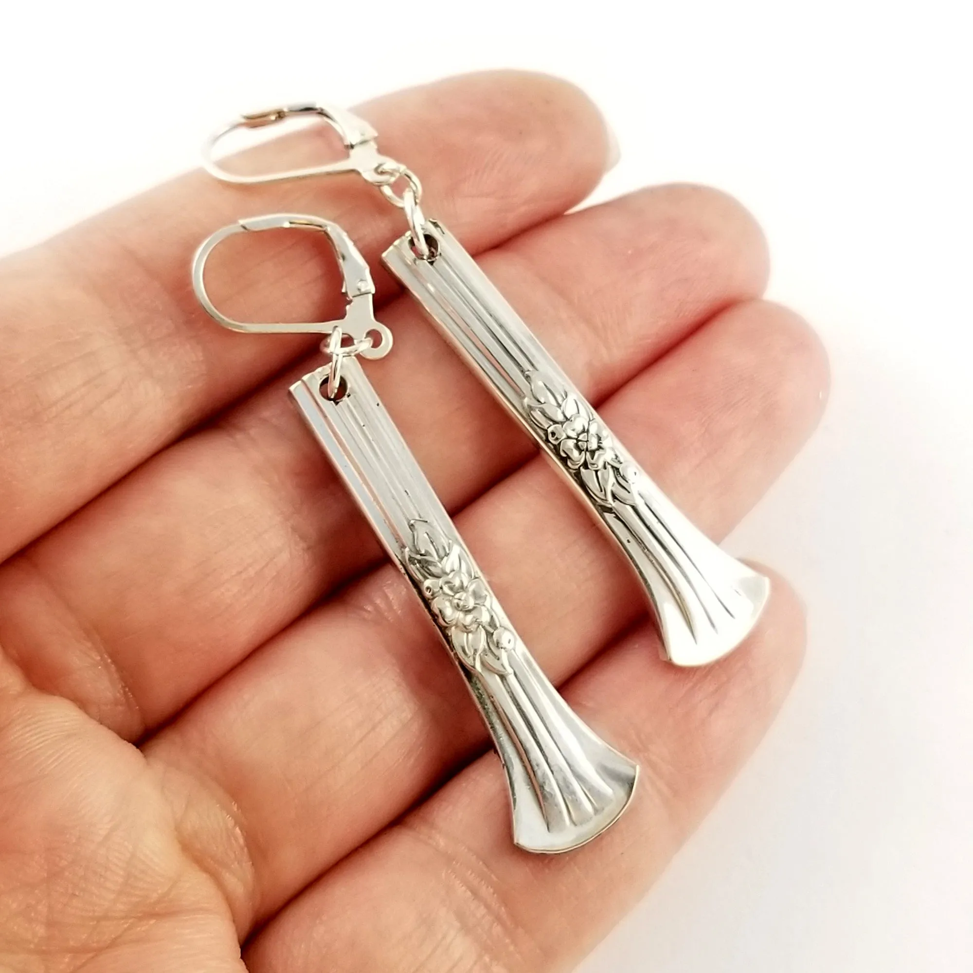 International Silver Belle Spoon Earrings