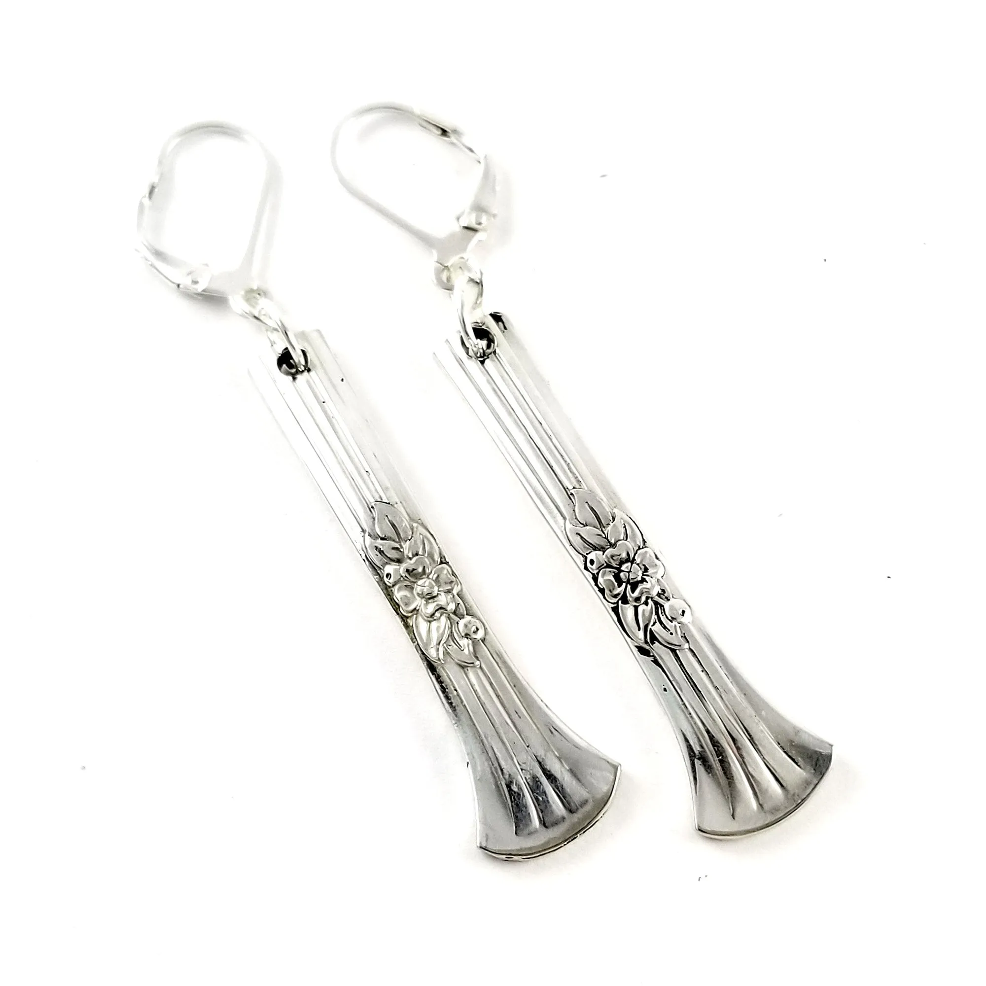 International Silver Belle Spoon Earrings