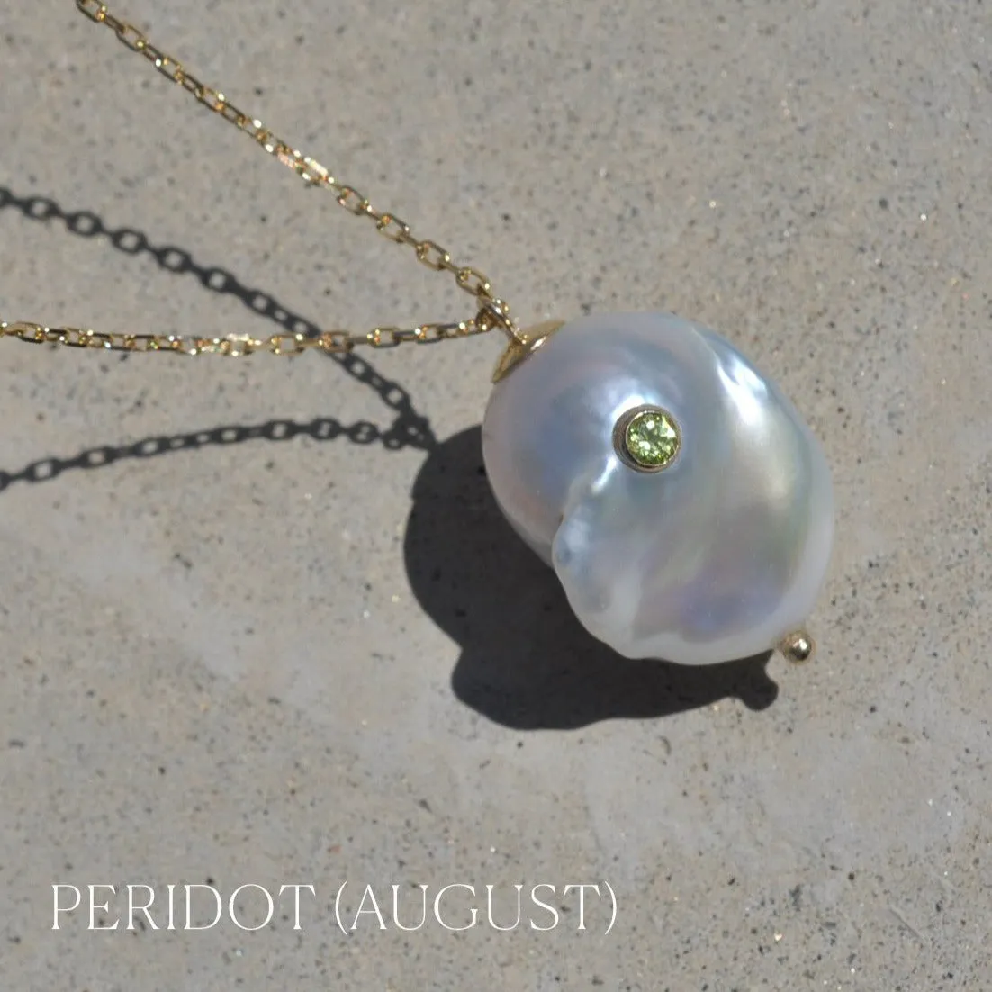 Kenna Birthstone Pearl Necklace