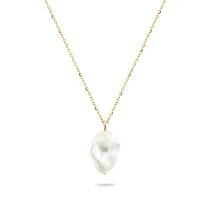 Kenna Birthstone Pearl Necklace