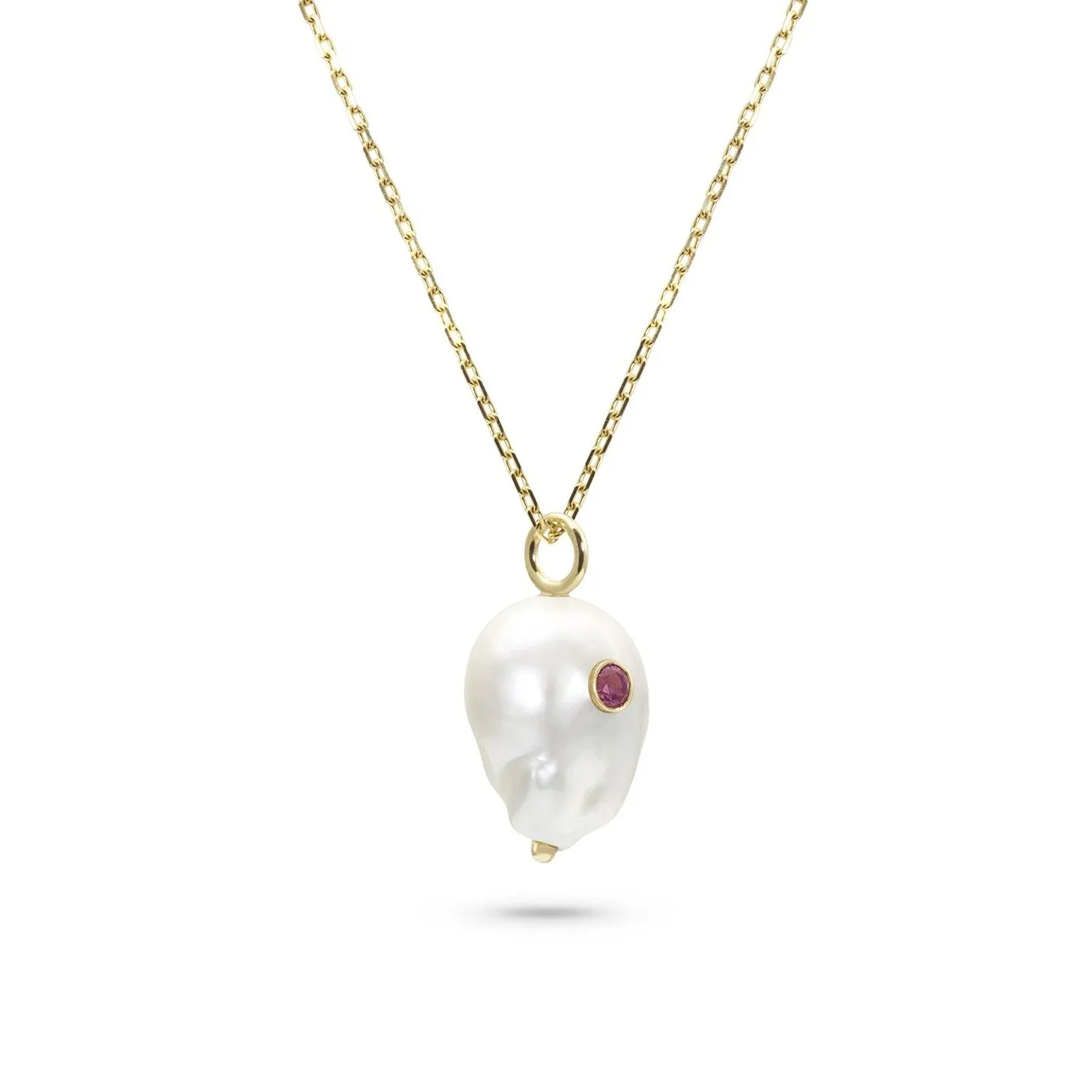 Kenna Birthstone Pearl Necklace