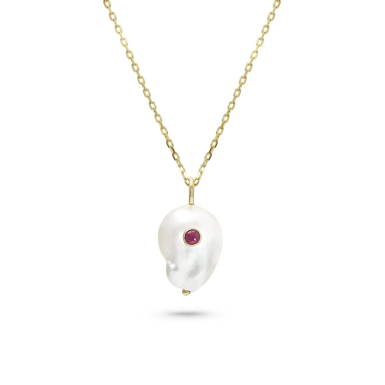 Kenna Birthstone Pearl Necklace