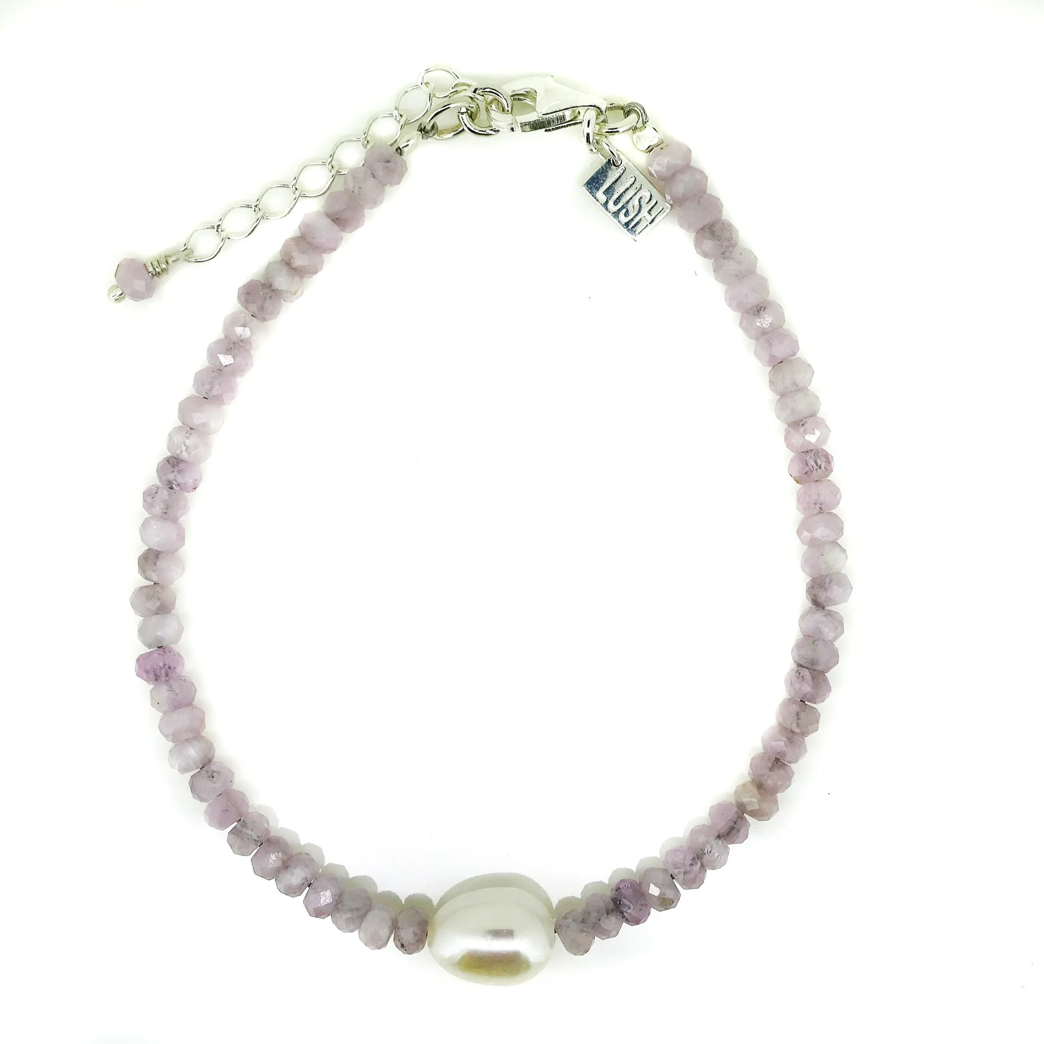 Lavender Love Pearl Bracelet