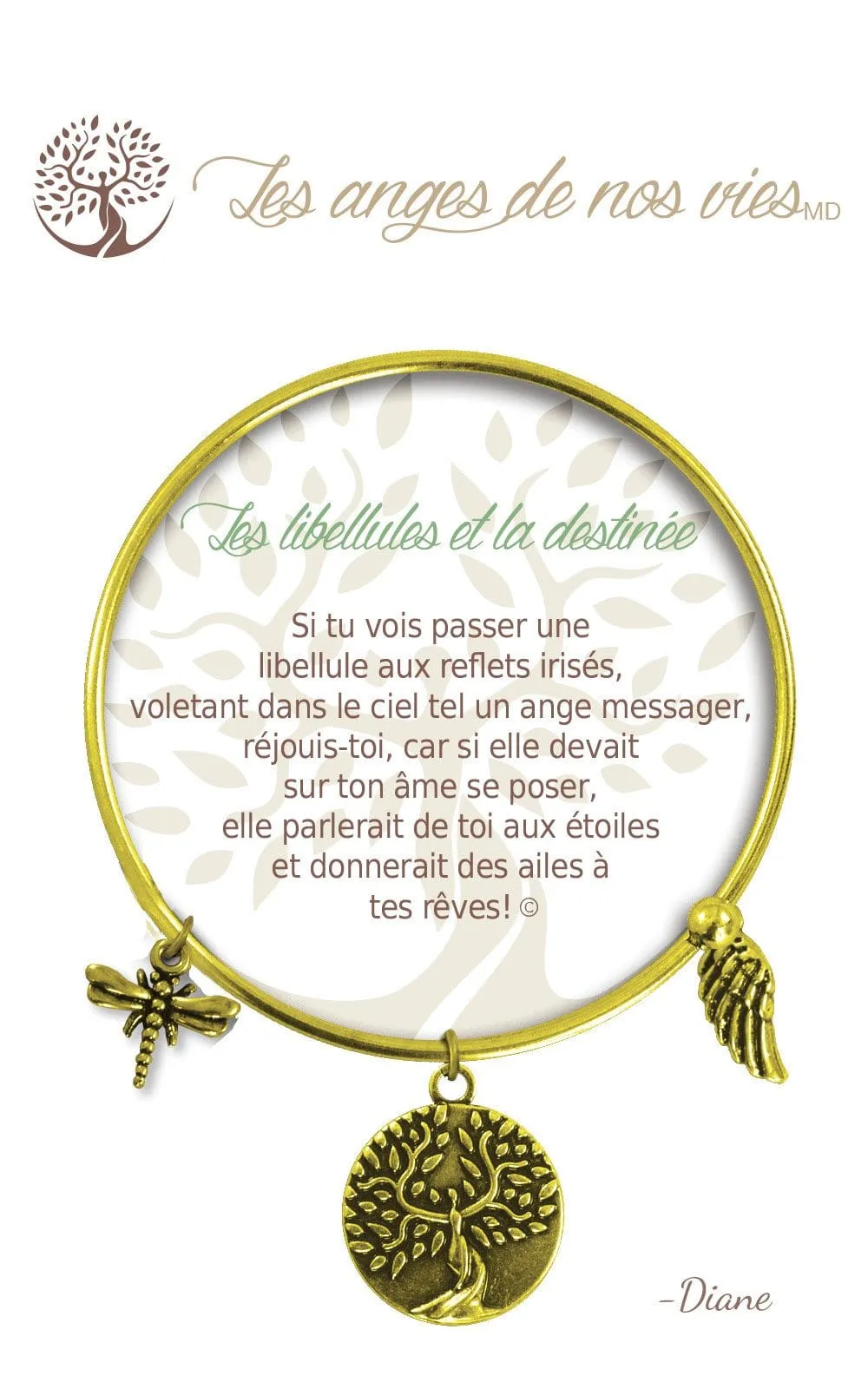 Les libellules et la destinée: Charm Bracelet