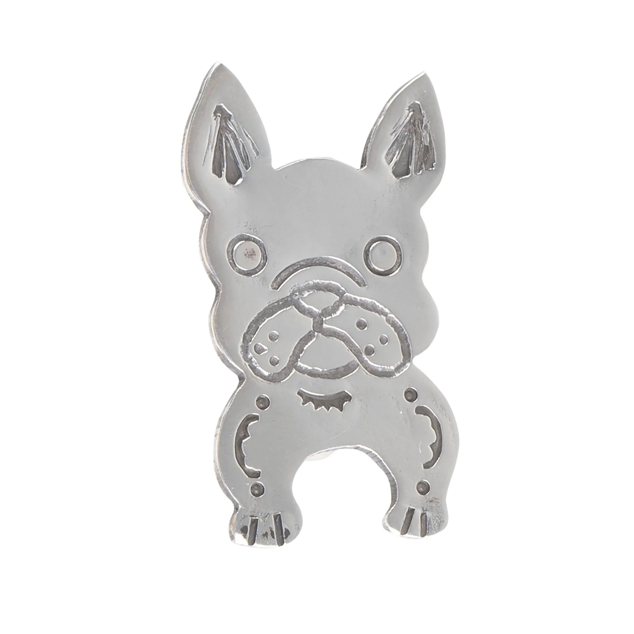 MNQ16037 Pin Badge - French Bulldog