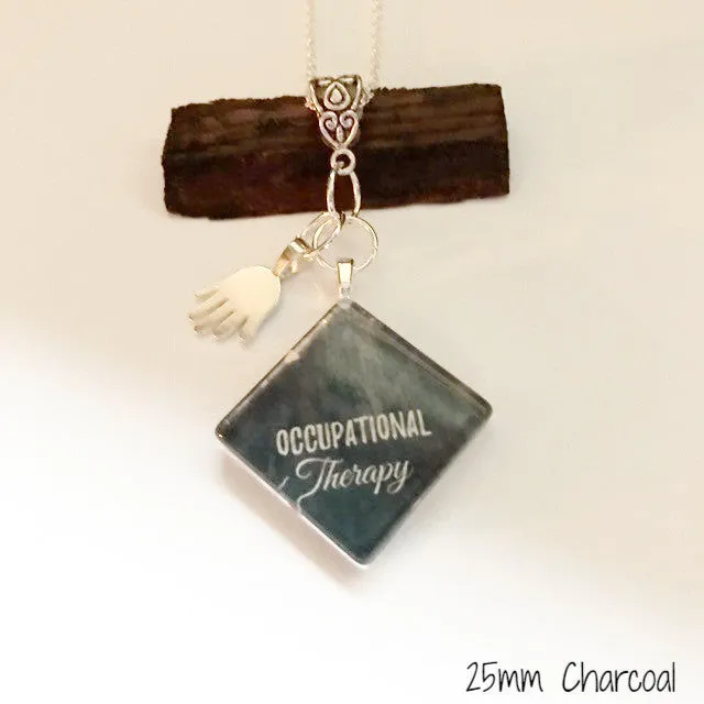 OT Glass Tile & Hand Necklaces