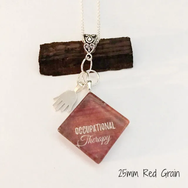 OT Glass Tile & Hand Necklaces