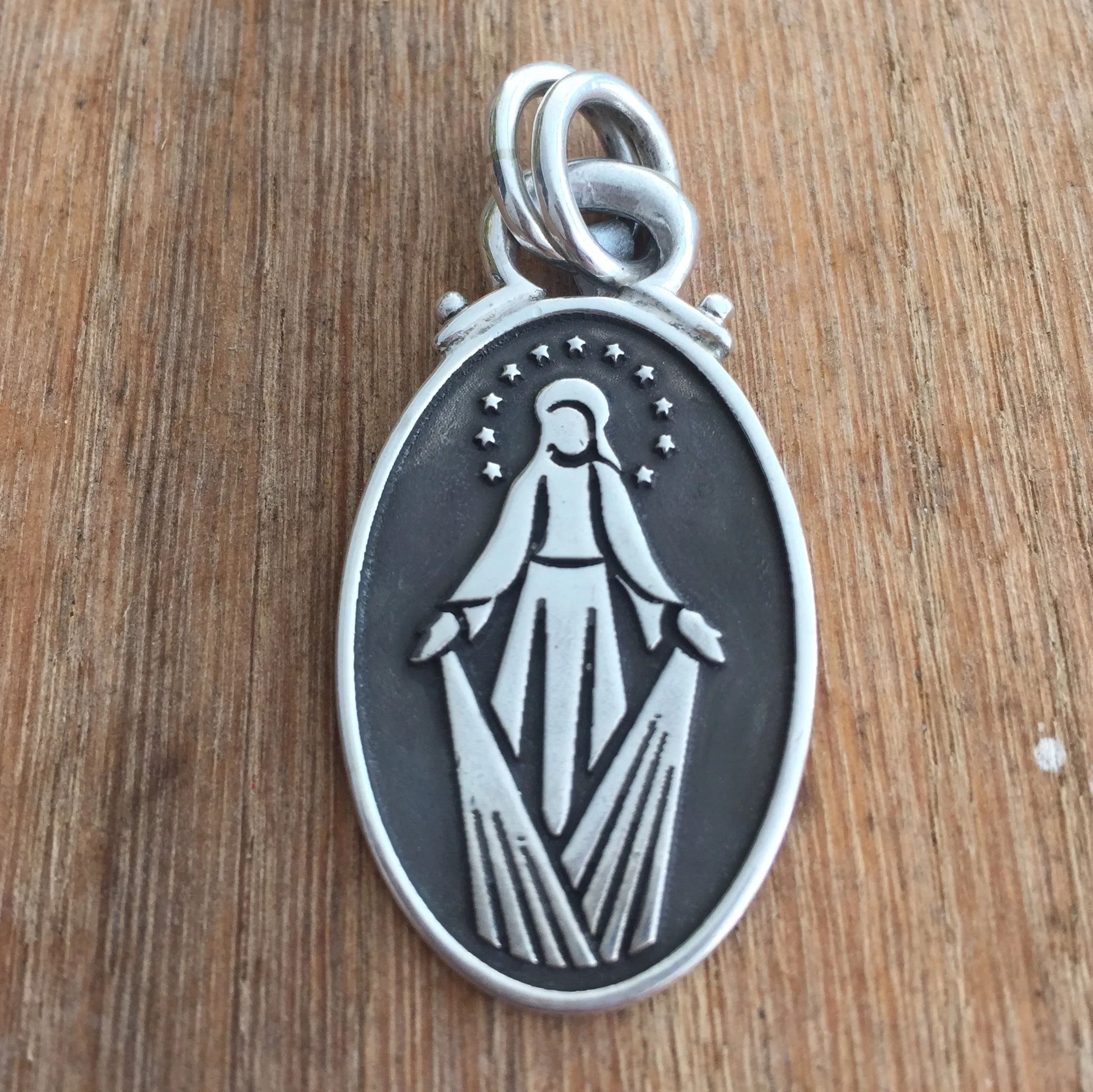 Oval Miraculous Medal Pendant