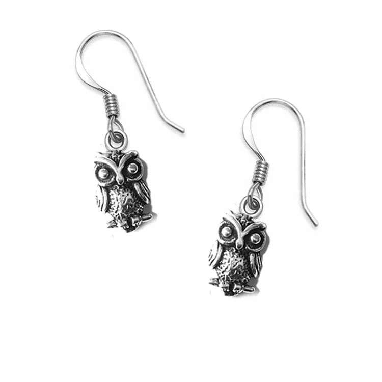 Owl Dangle Earrings