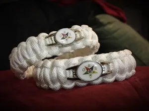 Paracord - Order Of The Eastern Star (OES) - White