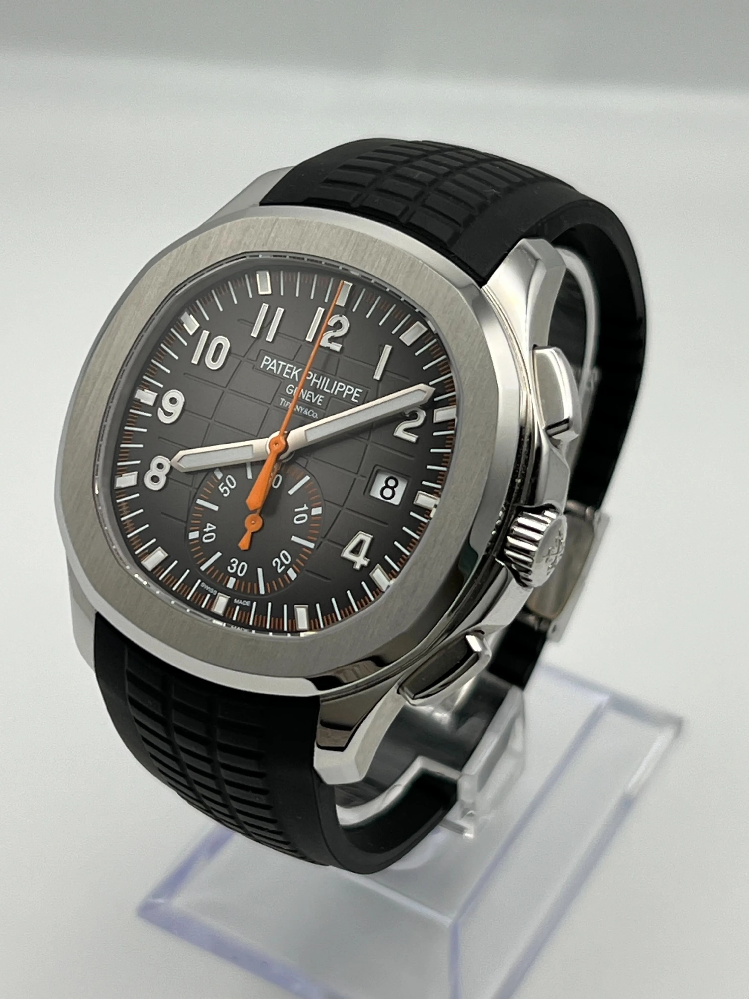 Patek Philippe Aquanaut Chronograph 5968A-001 'Tiffany & Co.' Stainless Steel Black Dial (2019)