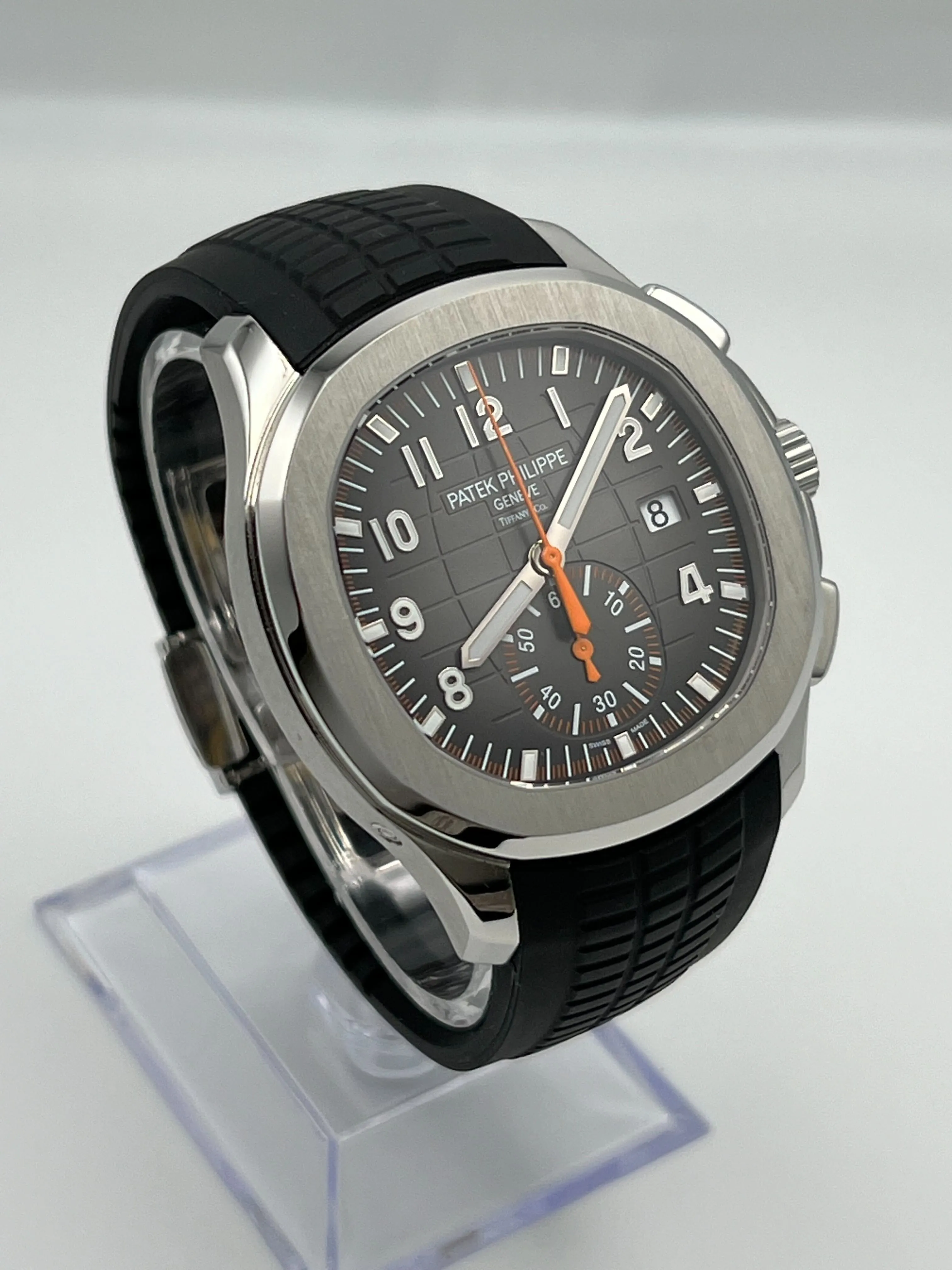 Patek Philippe Aquanaut Chronograph 5968A-001 'Tiffany & Co.' Stainless Steel Black Dial (2019)