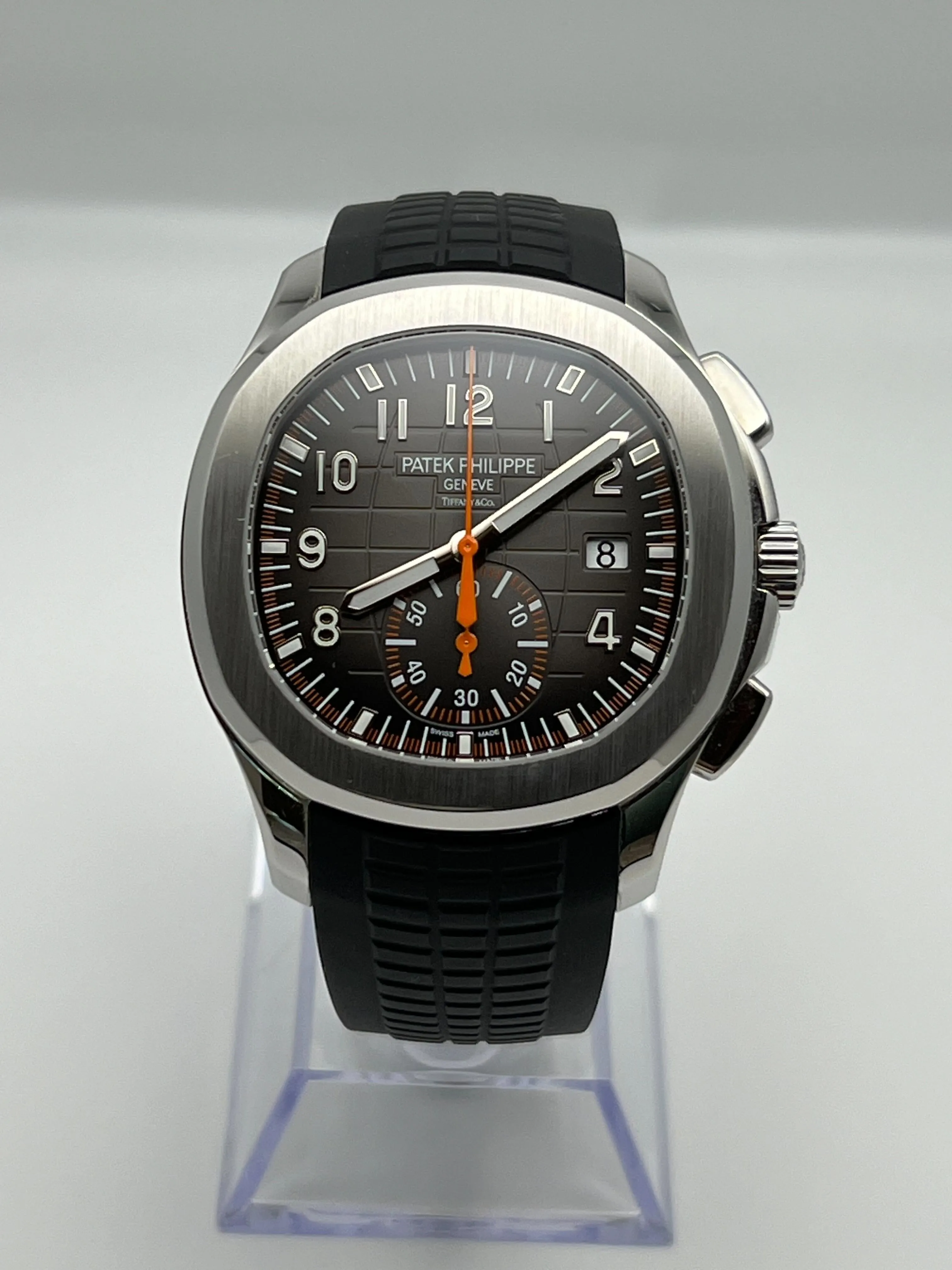 Patek Philippe Aquanaut Chronograph 5968A-001 'Tiffany & Co.' Stainless Steel Black Dial (2019)