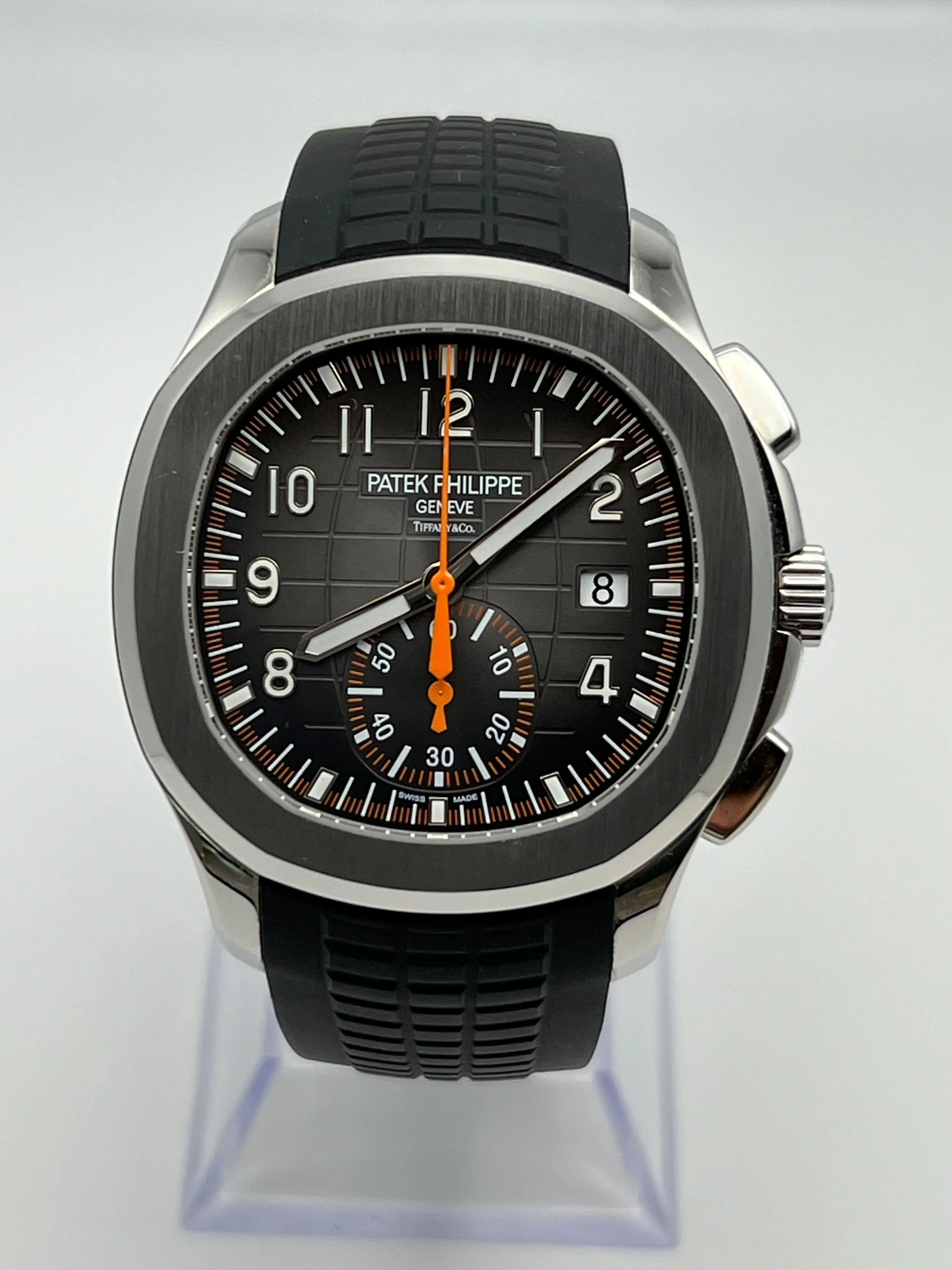 Patek Philippe Aquanaut Chronograph 5968A-001 'Tiffany & Co.' Stainless Steel Black Dial (2019)