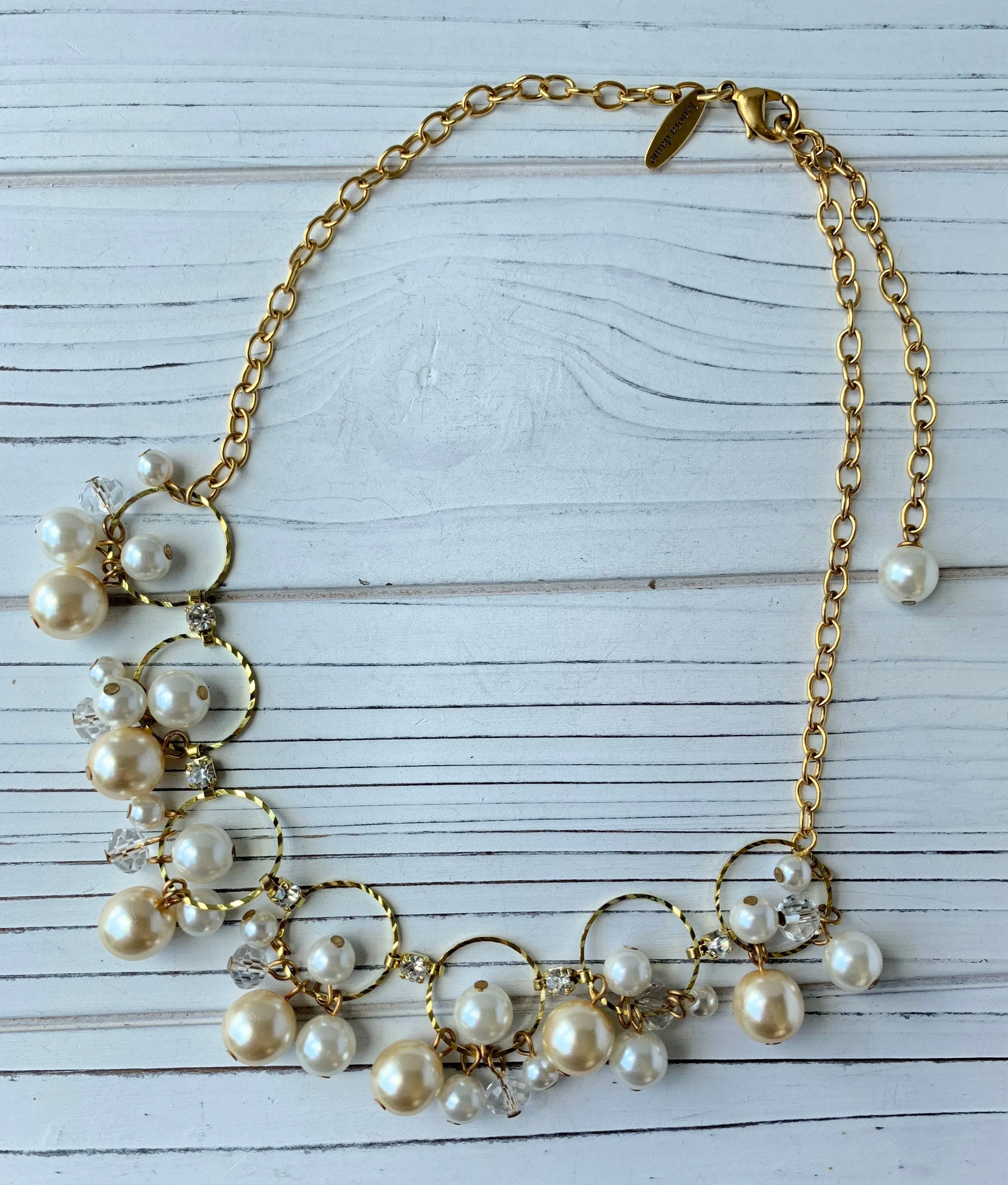 Pearl   Circles Classic Necklace