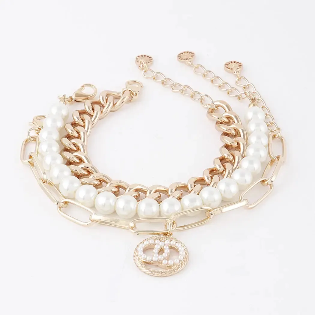 Pearl Multi Chain Bracelets