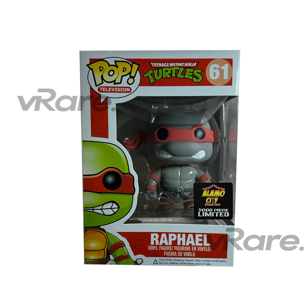 POP Television: TMNT - Raphael (Greyscale) Alamo City LE 2000 Exclusive