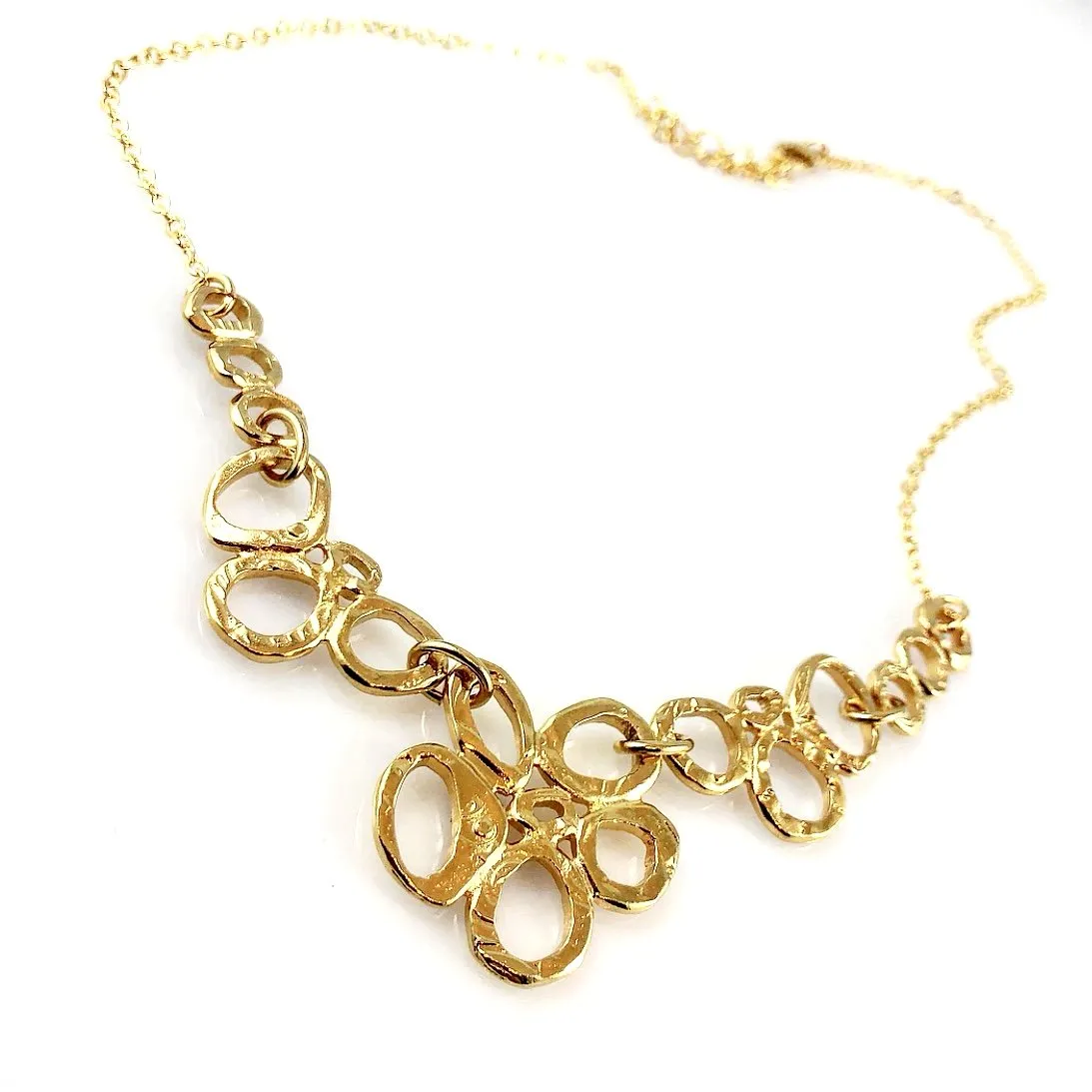 "Linked Together" Necklace (Gold Tone)