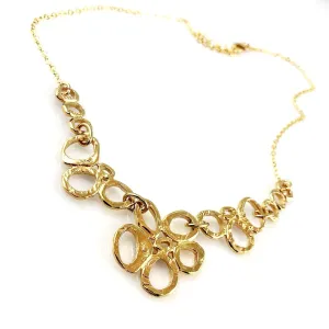 "Linked Together" Necklace (Gold Tone)