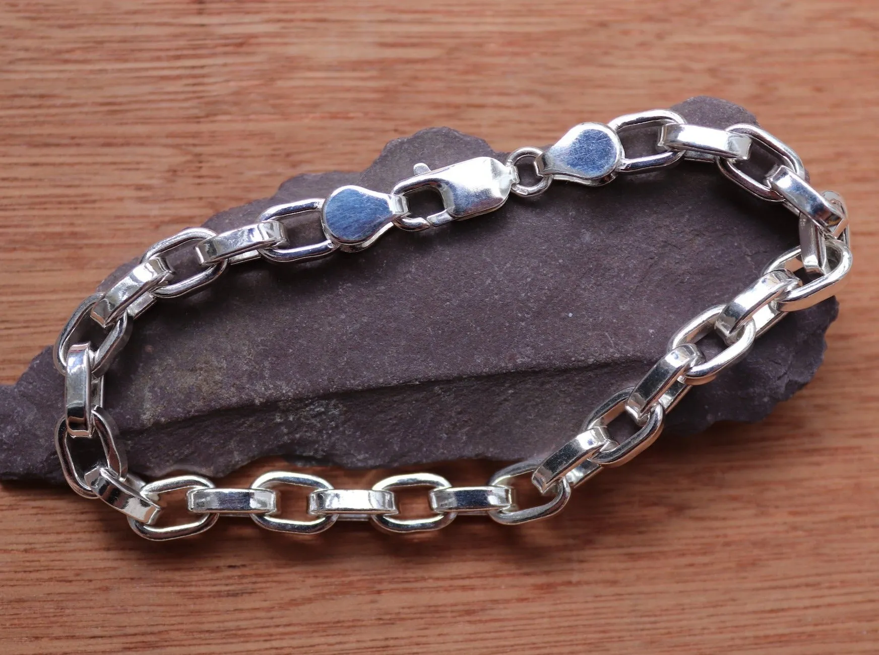 Rectangular Link Bracelet