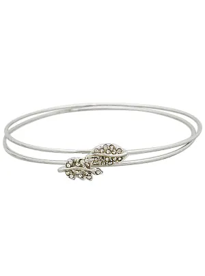 Reese Delicate CZ Leaf Bangles