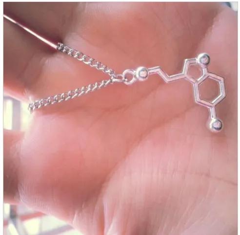 Serotonin, Dopamine, Acetylcholine Biochemistry Molecule Necklaces ***  Geeky Cute!