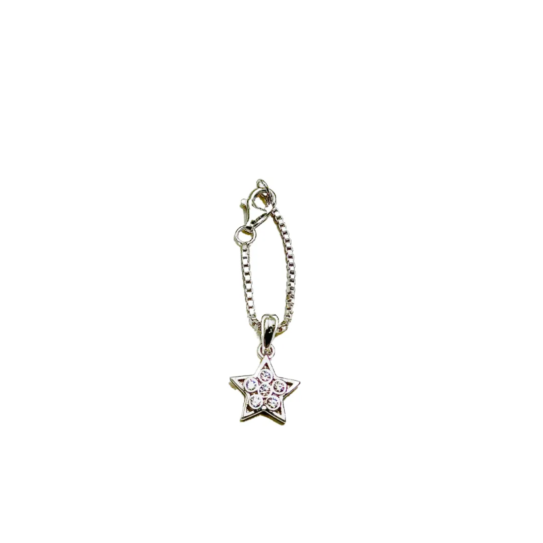 Star 925 Silver Watch Charm