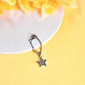 Star 925 Silver Watch Charm