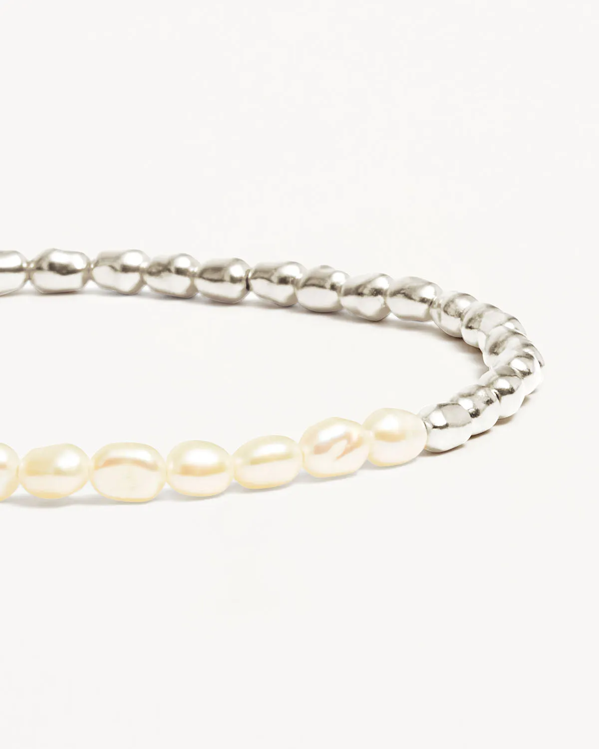 Sterling Silver By Your Side Pearl Bracelet