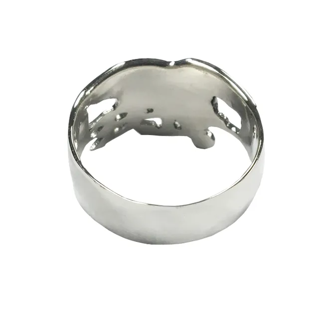 Sterling Silver Men's Trident Ring