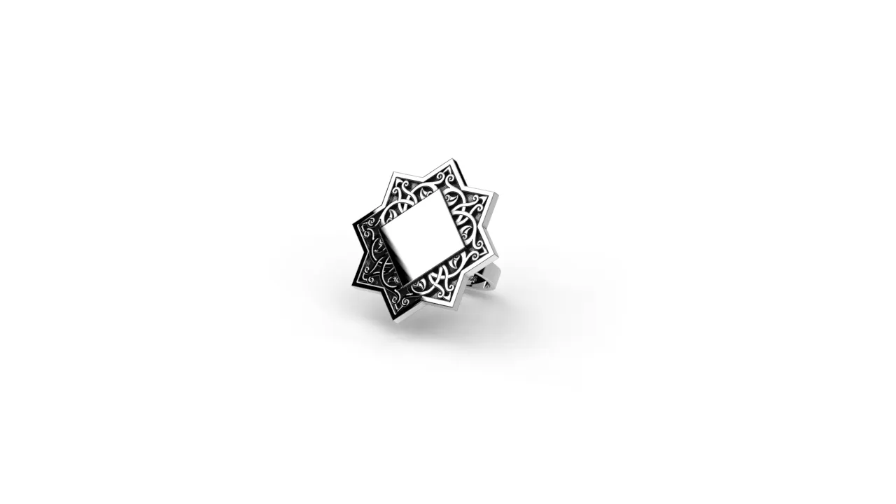 Sterling silver ring "Biayna"