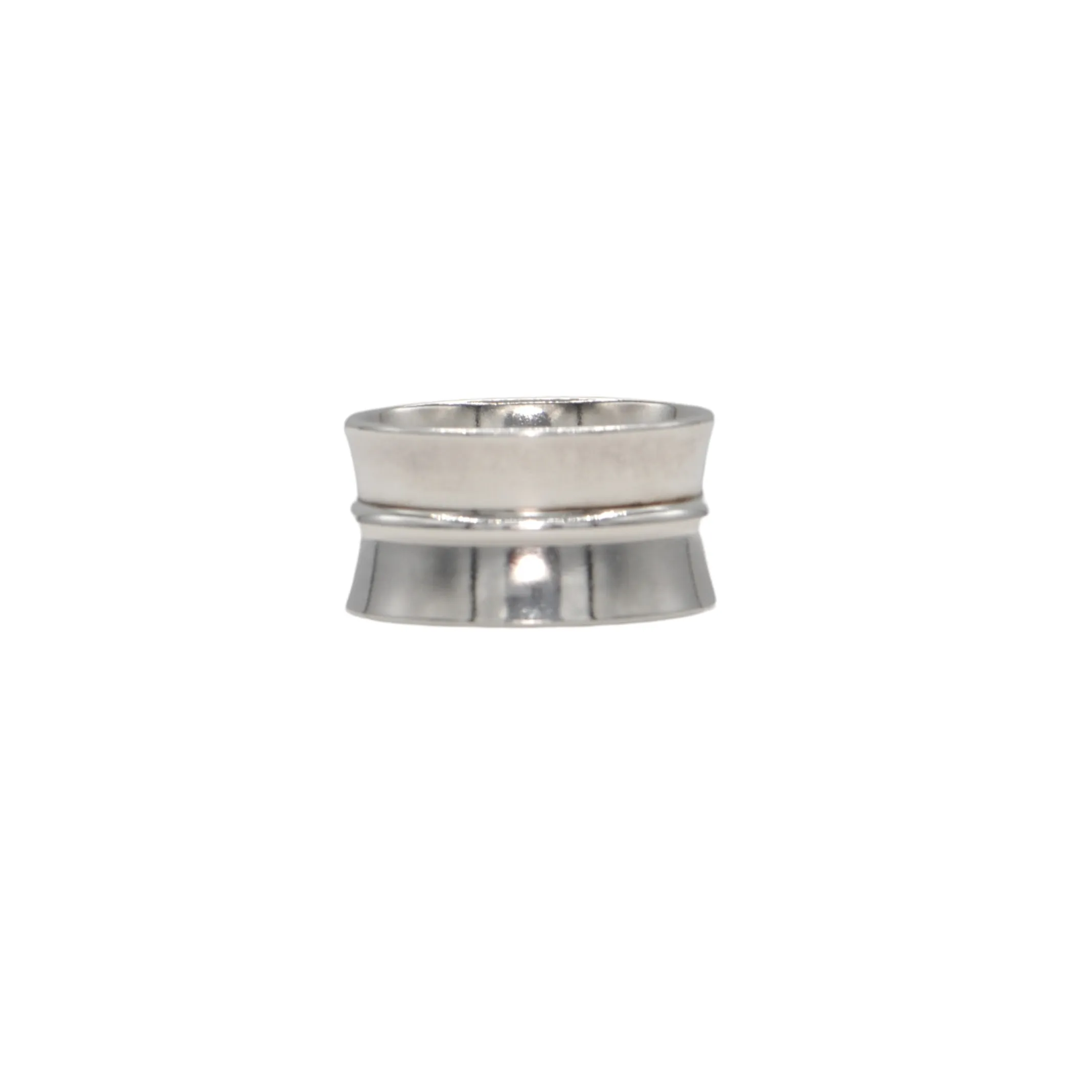 Tiffany & Co. '1837' Concave Belt Sterling Silver Ring