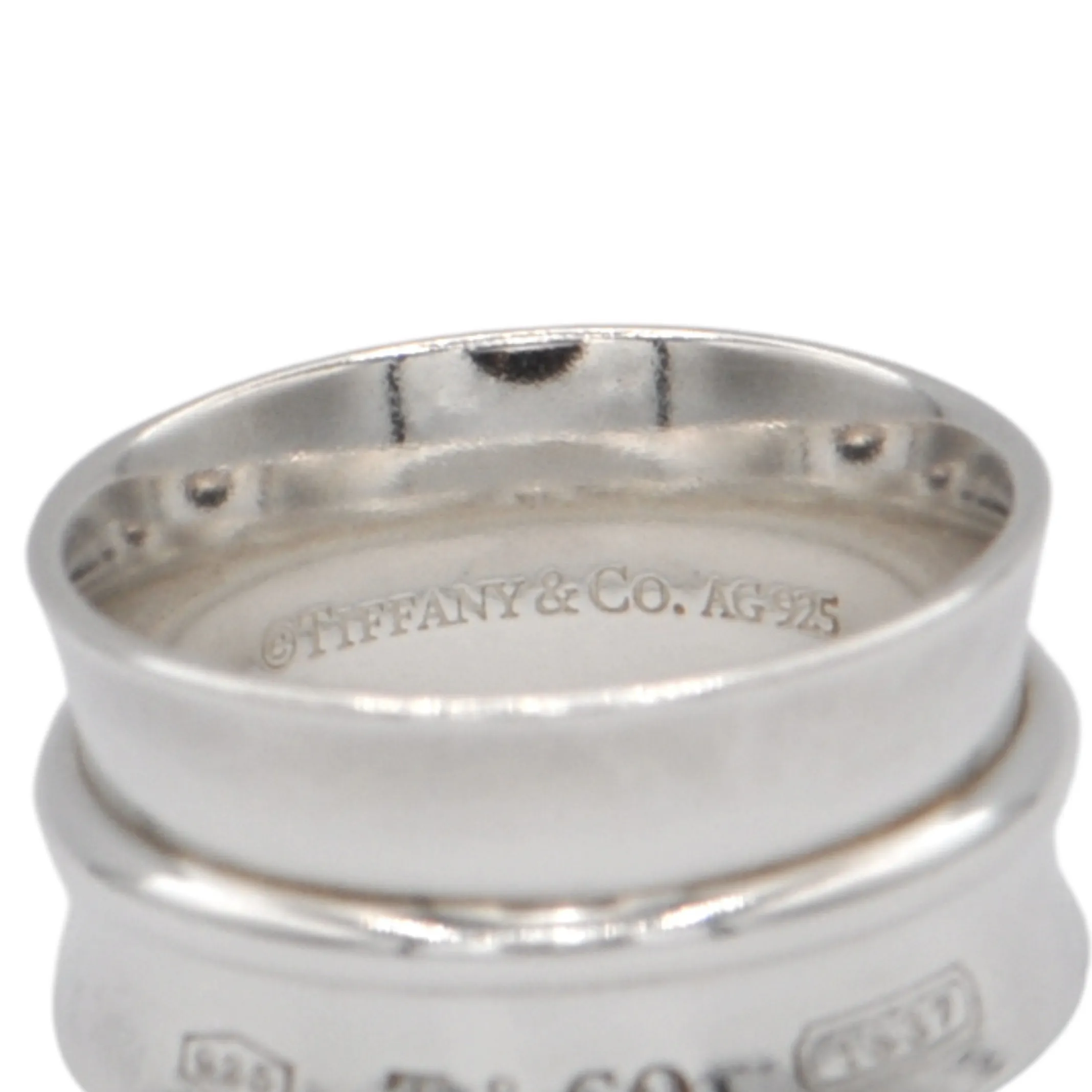 Tiffany & Co. '1837' Concave Belt Sterling Silver Ring