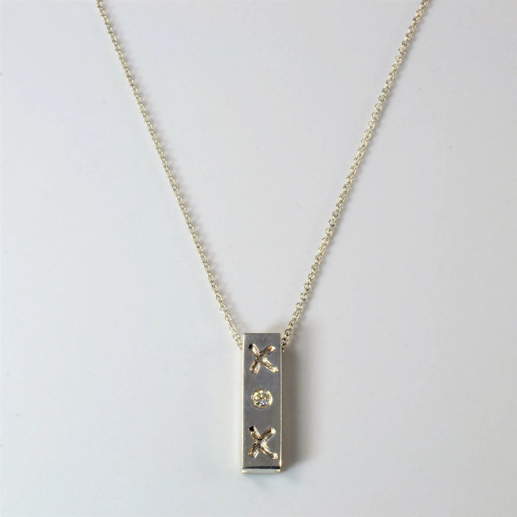 'Tiffany & Co.' Paloma Picasso Diamond XOX Necklace | 16" |