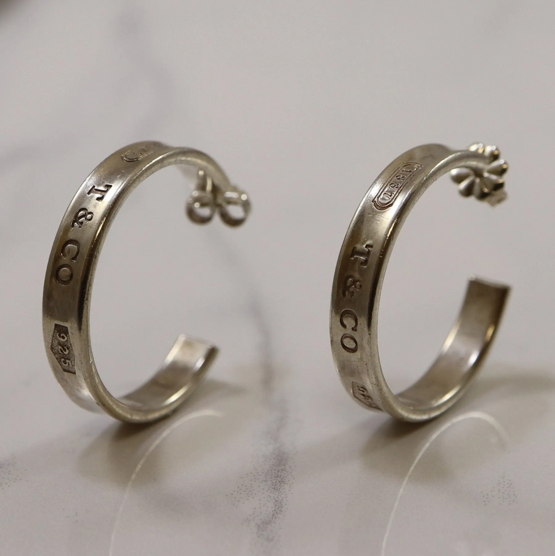 'Tiffany & Co.' Tiffany 1837™ Hoop Earrings