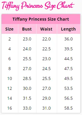 Tiffany Girls Custom Gown