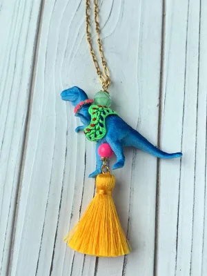 Tino the T-Rex Pendant Necklace