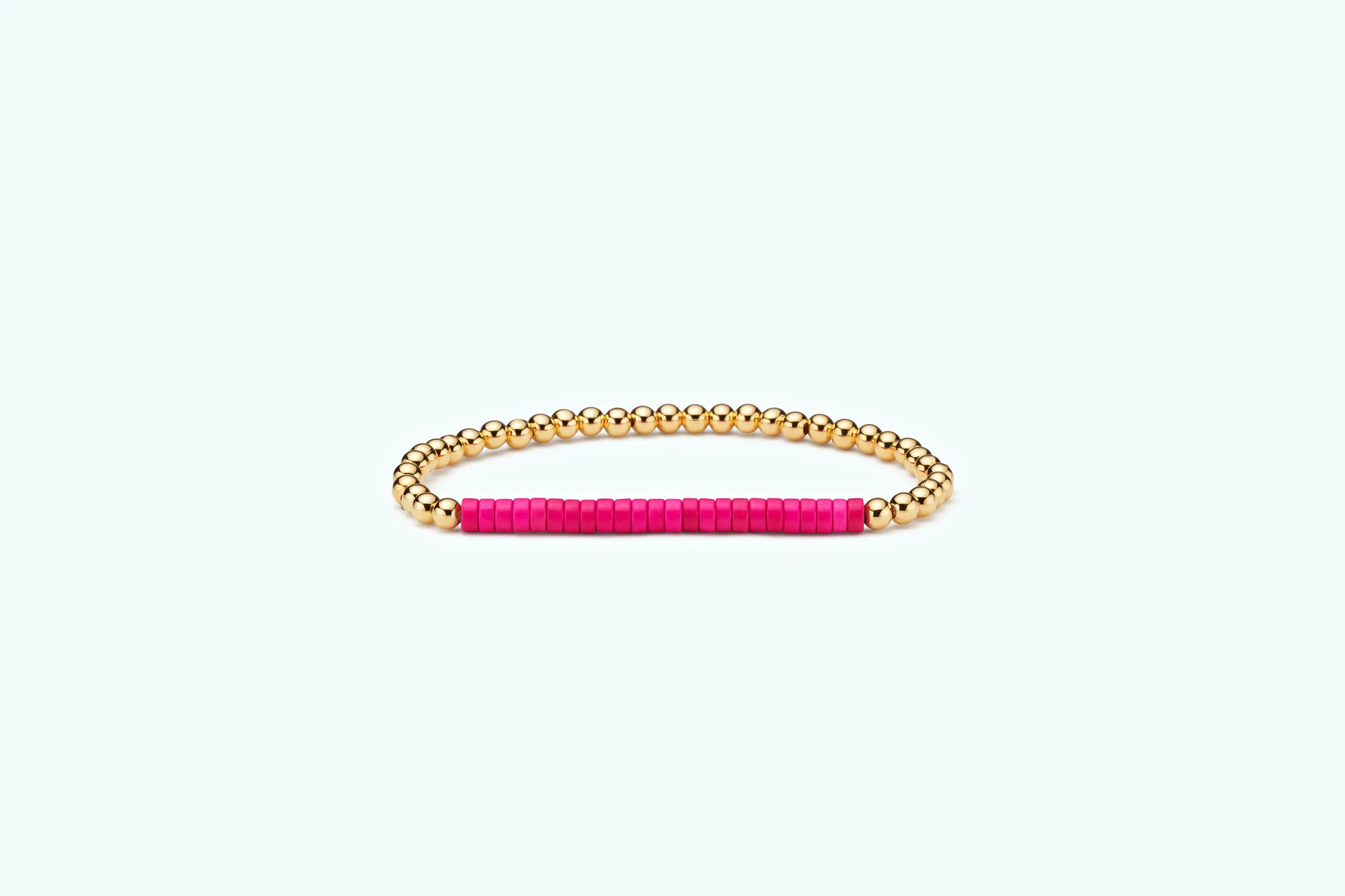 VITAMIN Gold Friends Bracelet (set) Pink Heart (14K)